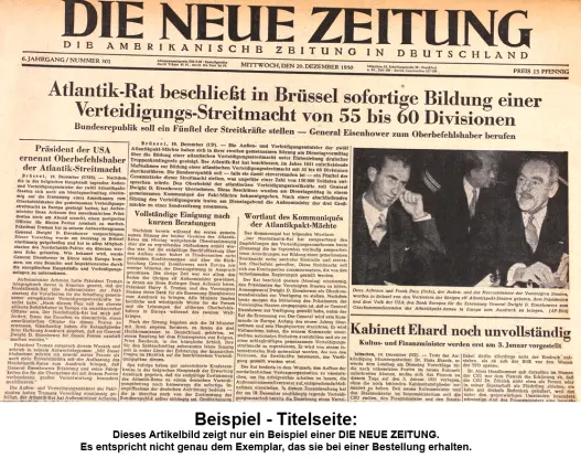 Die neue Zeitung, 09.05.1948