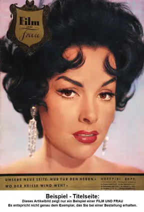 Film und Frau, 01.11.1962 bis 30.11.1962