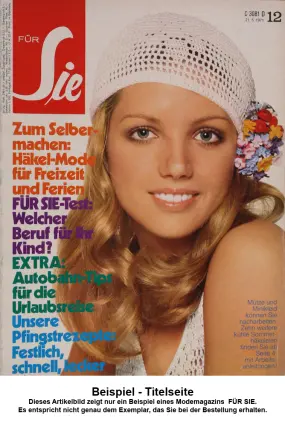 Für Sie Modemagazin, 22.12.1977 bis 04.01.1978