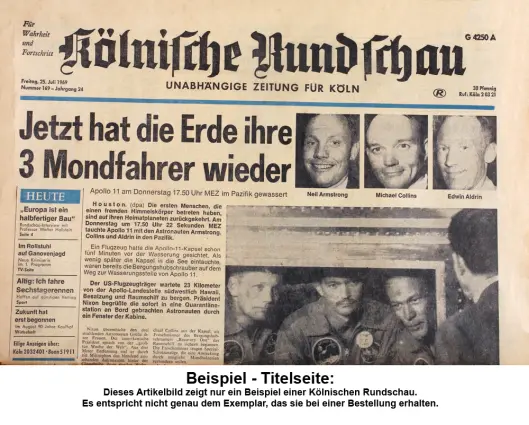 Kölnische Rundschau, 19.07.1970