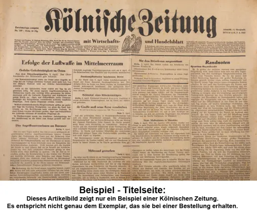 Kölnische Zeitung, 05.01.1943