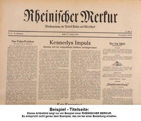 Rheinischer Merkur, 29.12.1967 bis 04.01.1968