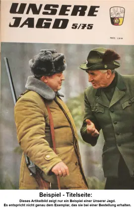 Unsere Jagd, 01.11.1962 bis 30.11.1962